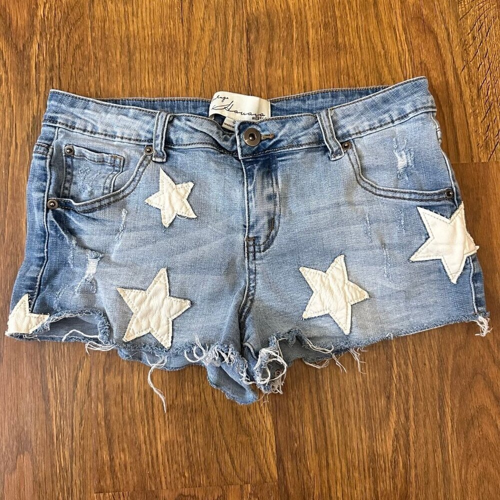 Vintage Havana denim star cut off shorts